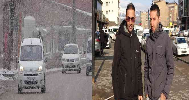 Kar yağışıyla gelen güneşli hava