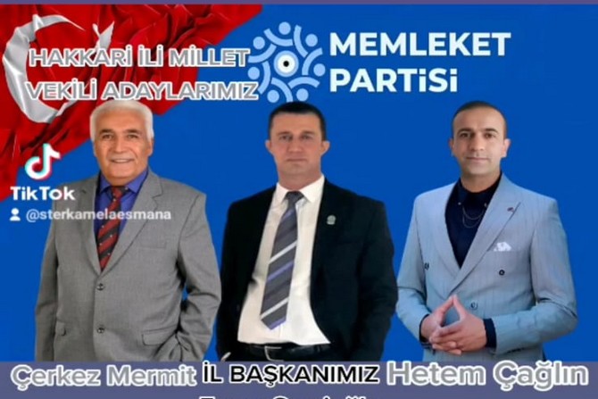 Memleket Partisi, milletvekili aday listesi