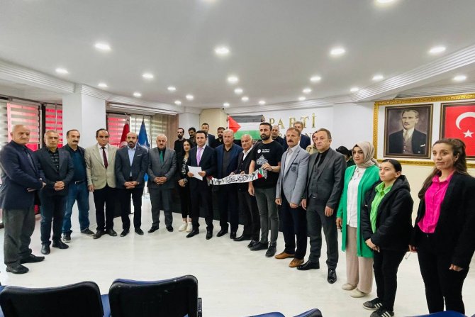 Hakkari AK Parti'den Filistin açıklaması