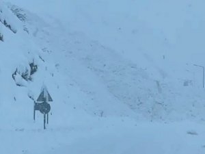 HAKKARİ-ÇUKURCA KARAYOLUNA ÇIĞ DÜŞTÜ