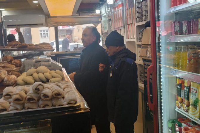 Hakkari’de simit poğaça denetimi