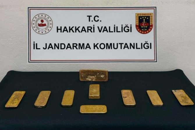 Hakkari'de 37 milyonluk kaçak altın ele geçitildi