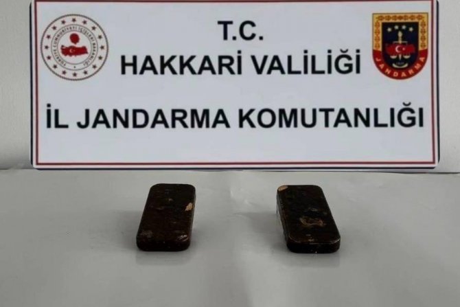 1 KİLO 870 GRAM KÜLÇE ALTIN ELE GEÇİRİLDİ