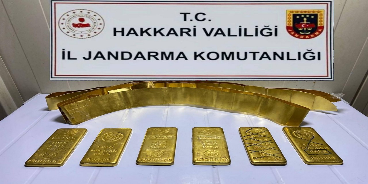 Hakkari'de 27 milyon 200 bin TL değerinde külçe altın ele geçirildi