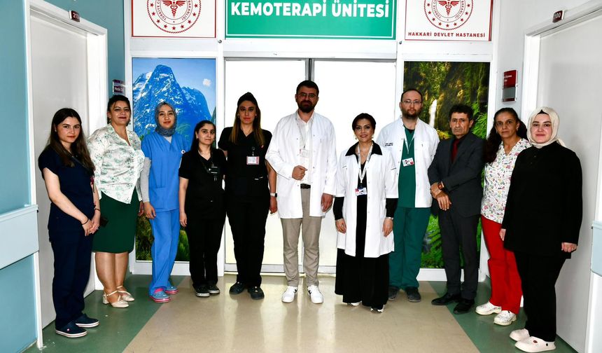 Hakkari'de Kemoterapi ünitesi açıldı