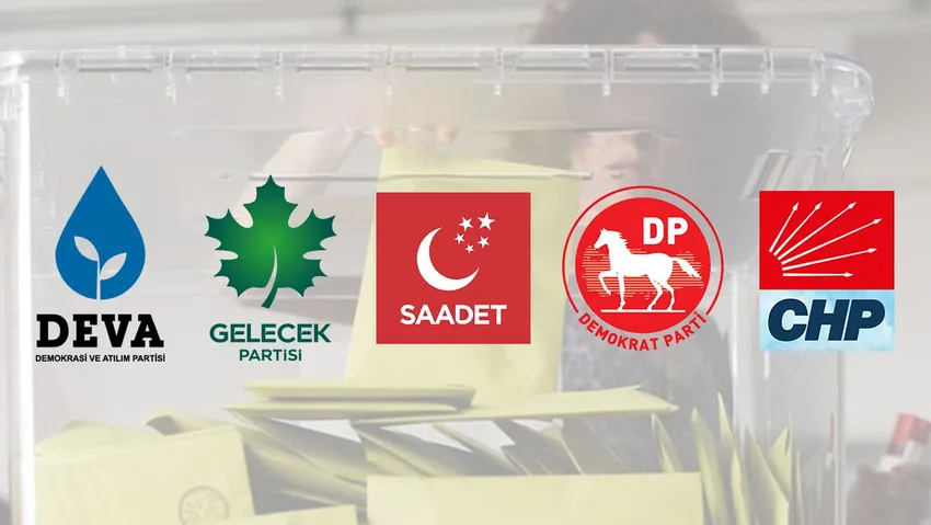 DEVA, Gelecek, Saadet ve Demokrat Parti seçime CHP listesinden girecek