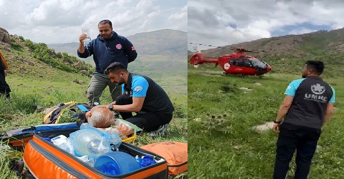 Kaval köyünde kurtarma operasyonu