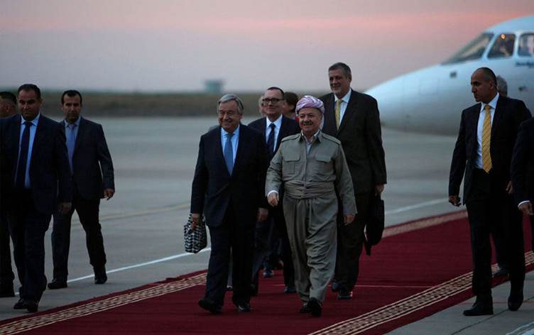 BM Genel Sekreteri Guterres Erbil'e geliyor