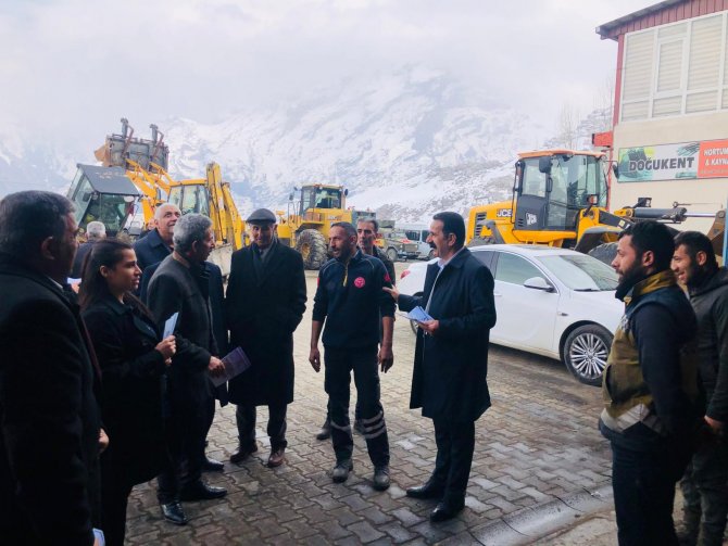 DEM Parti küçük sanayi esnafını ziyaret etti