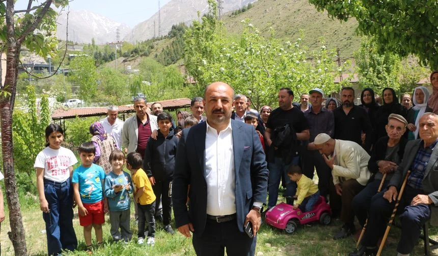 Hakkari'de Mahalle sakinlerinin Yeşil alan tepkisi!