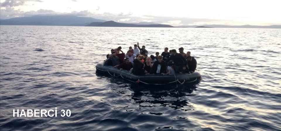 İzmir'de 22 kaçak göçmen yakalandı, 91 kaçak göçmen kurtarıldı