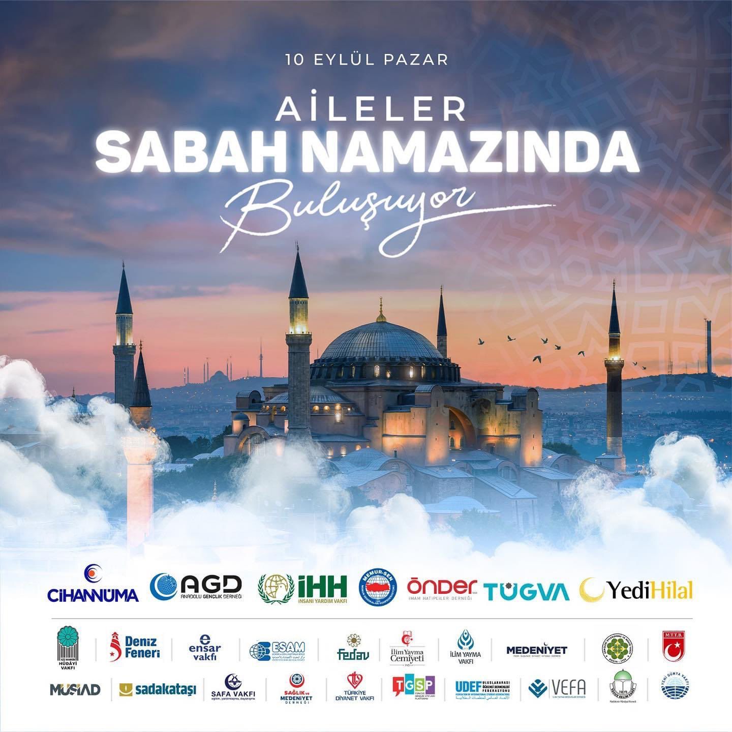 Aileler Sabah Namazında Buluşuyor