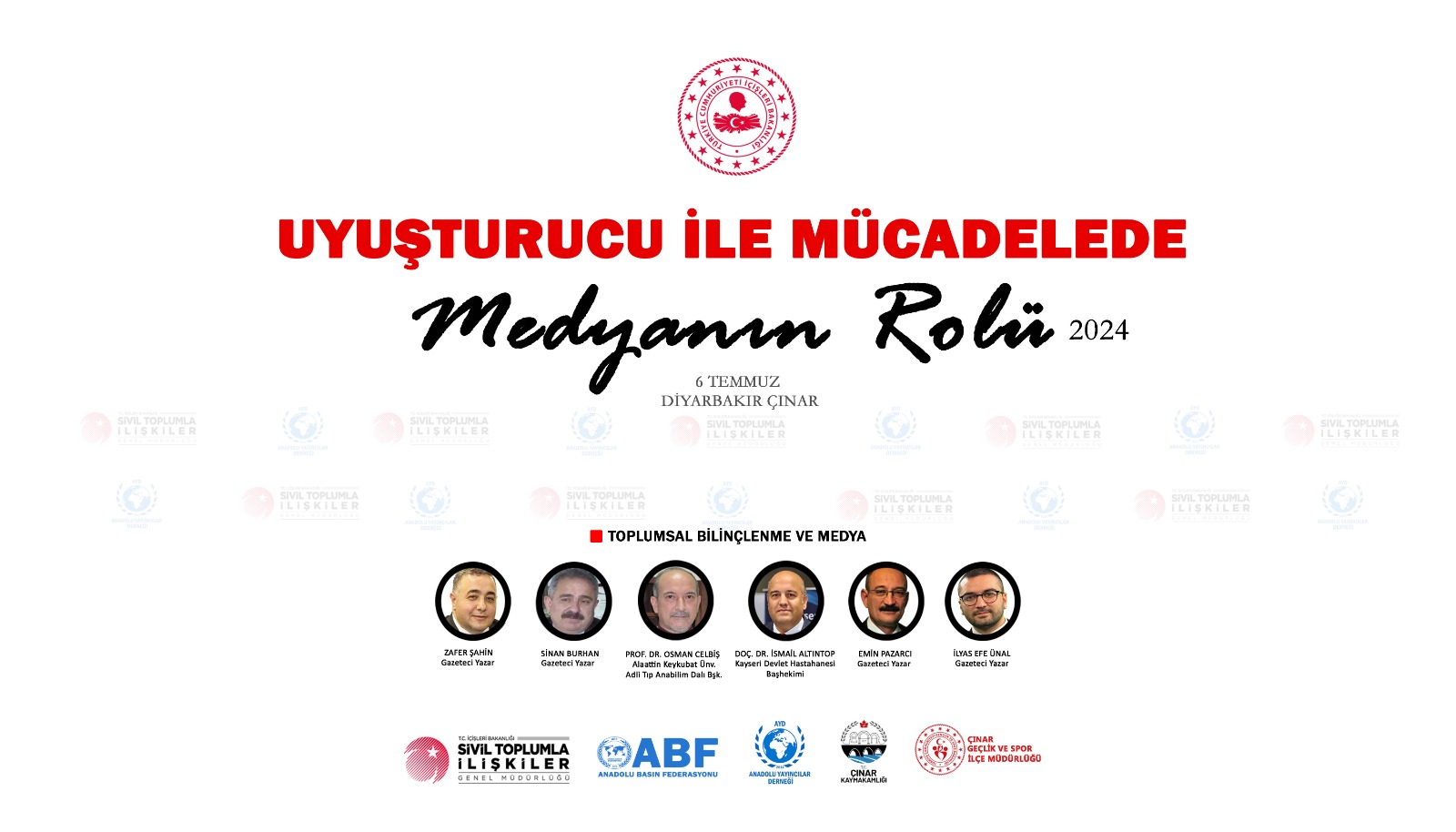 Uyuşturucu ile mücadelede medyanın rolü paneli Diyarbakır Çınar’da