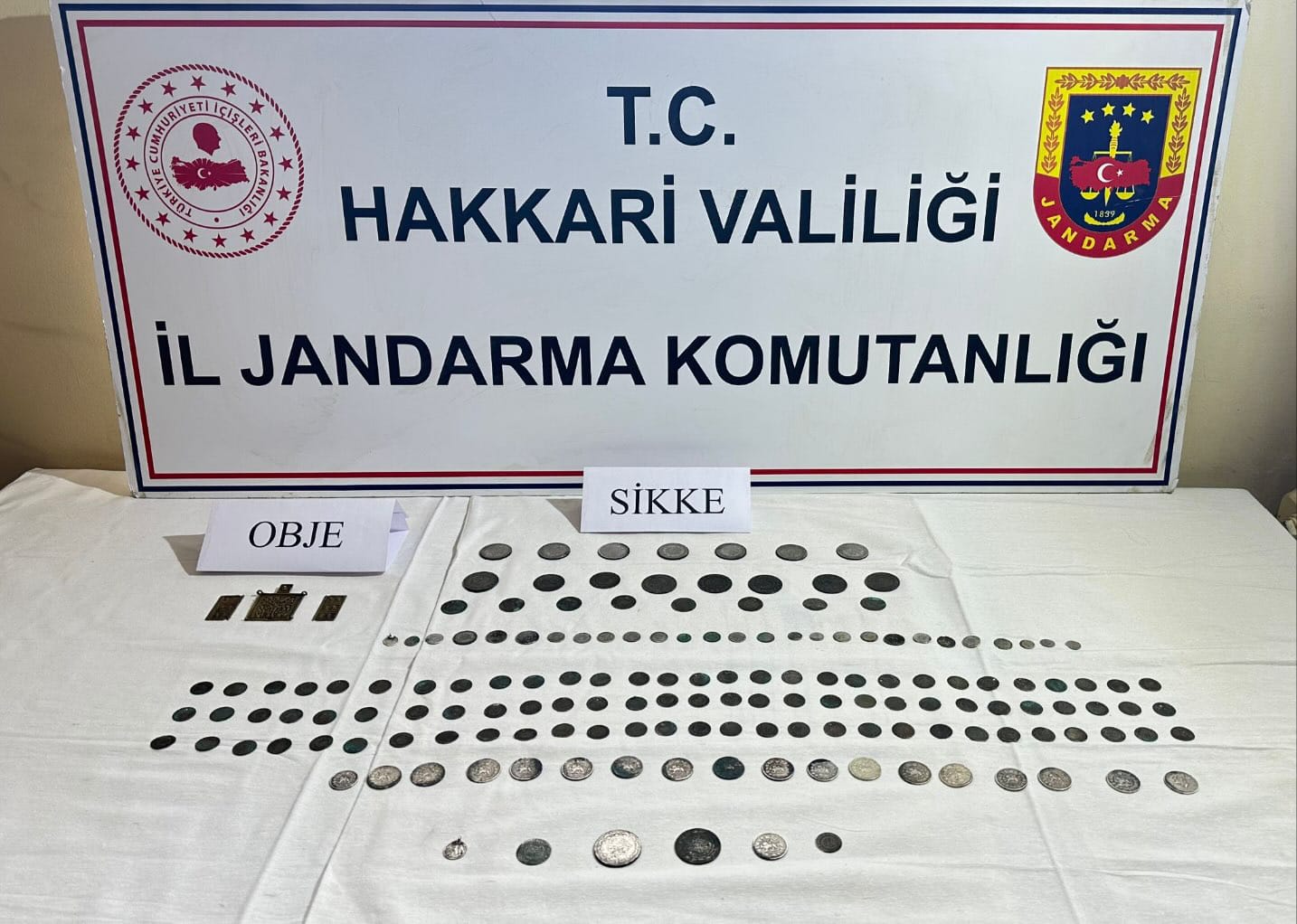 Hakkari'de Tarihi Eser Yakalandı