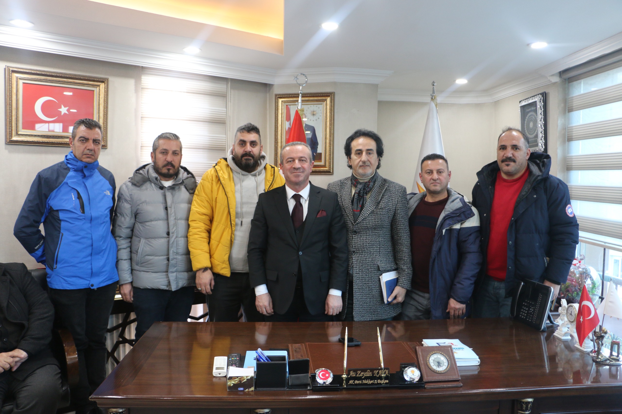Gazeteciler Derneği'nden Başkan Kaya'ya Tebrik Ziyareti