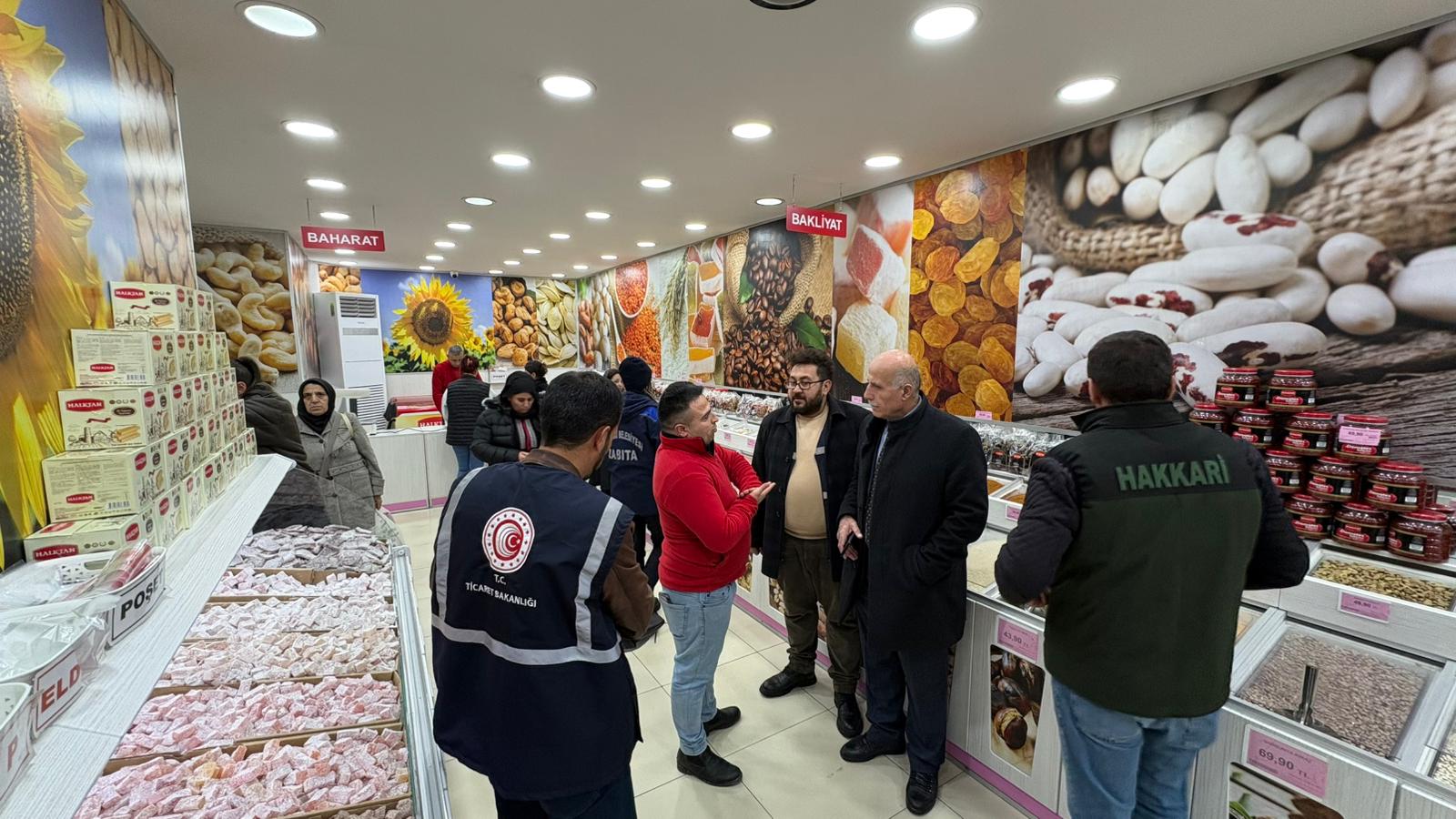 Ticaret Tarım ve zabıta il kapsamlı denetim Yapıldı