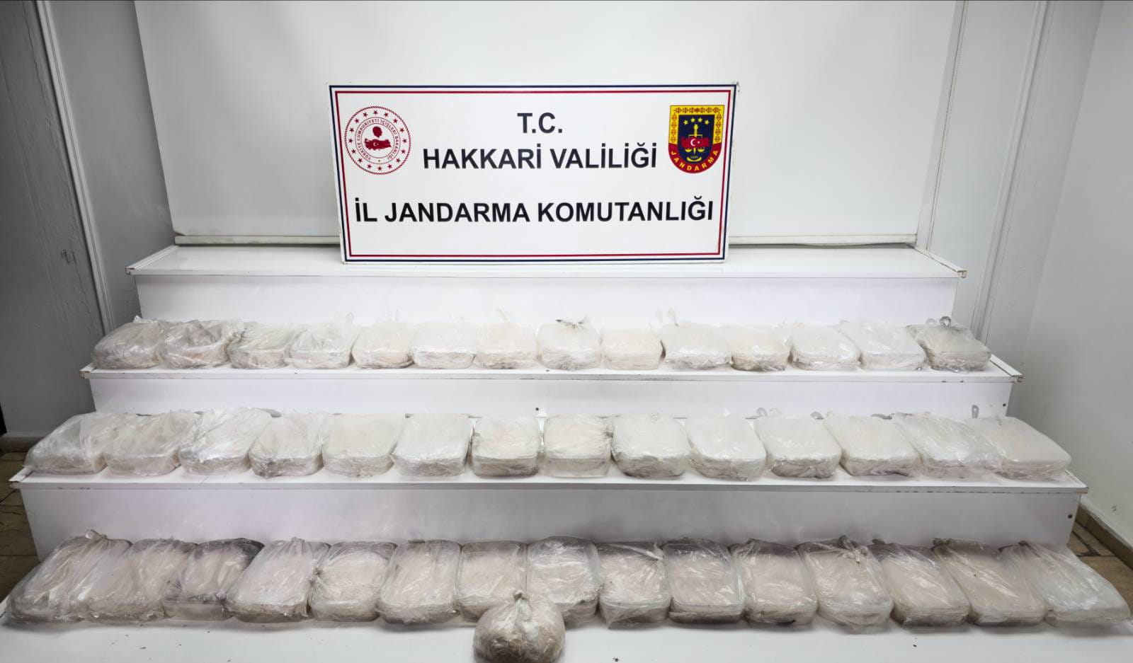 Hakkari Jandarmadan Zehir Tacirlerine Büyük Darbe