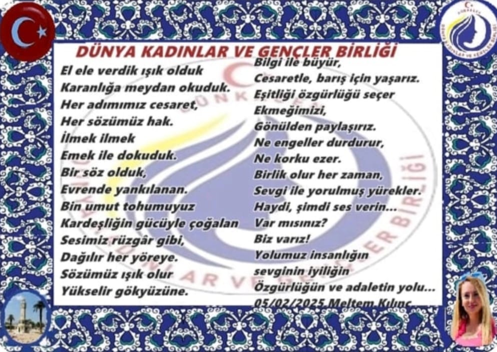 Dünya Kadınlar ve Gençler Birliği: Birlikte Güçlü, Birlikte Cesur