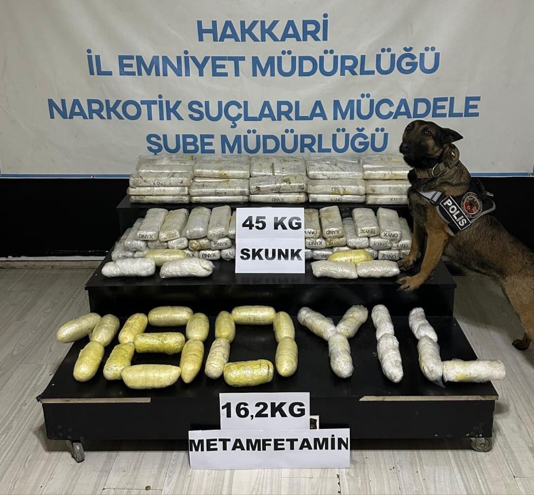 Yüksekova'da Uyuşturucu Operasyonu