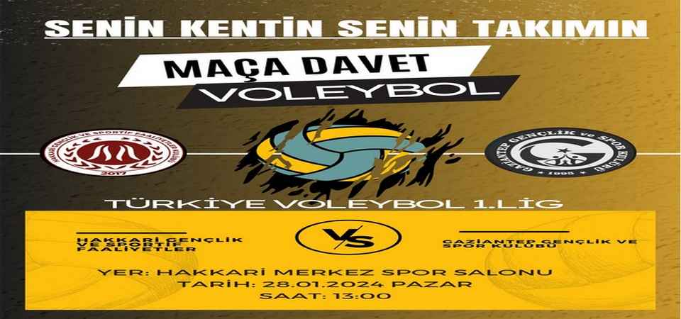 Voleybol müsabakasına davet