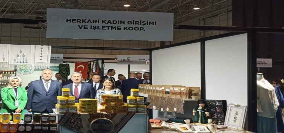Hakkari kadın kooperatifleri Gaziantep fuarında