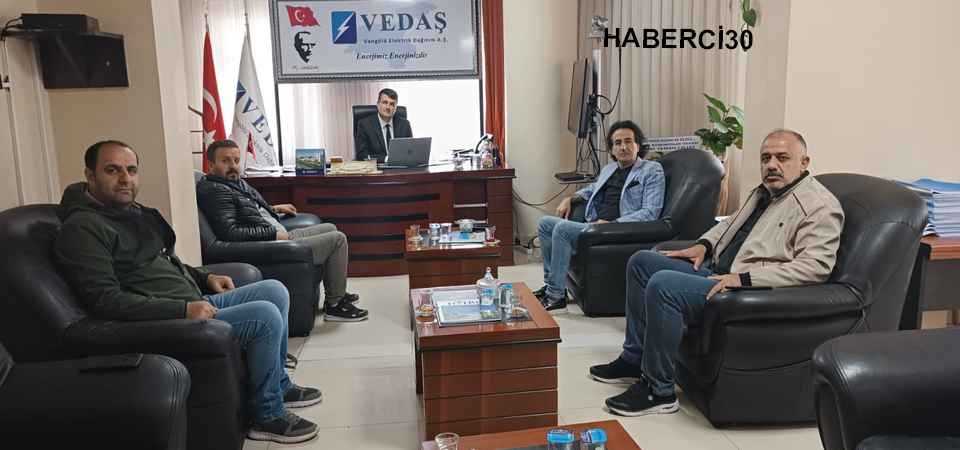 GAZETECİLERDEN VEDAŞ’A ZİYARET!