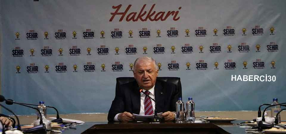 Bakan Güler Hakkari'de konuştu!