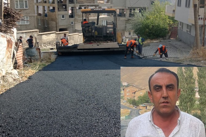 Işık'tan Vali Ali Çelik'e asfalt teşekkürü