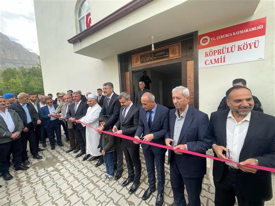 Köprülü Köyü Camii Dualarla İbadete Açıldı.