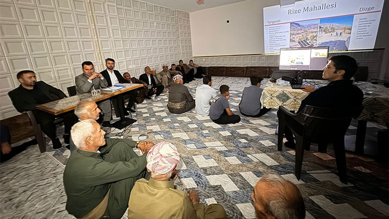 Derecik Belediye Başkanı Dinç 6 aylık hizmetlerini anlattı