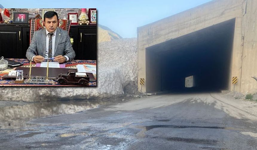 Başkan Arslan'dan Çukurca yolundaki Tünel tepkisi!