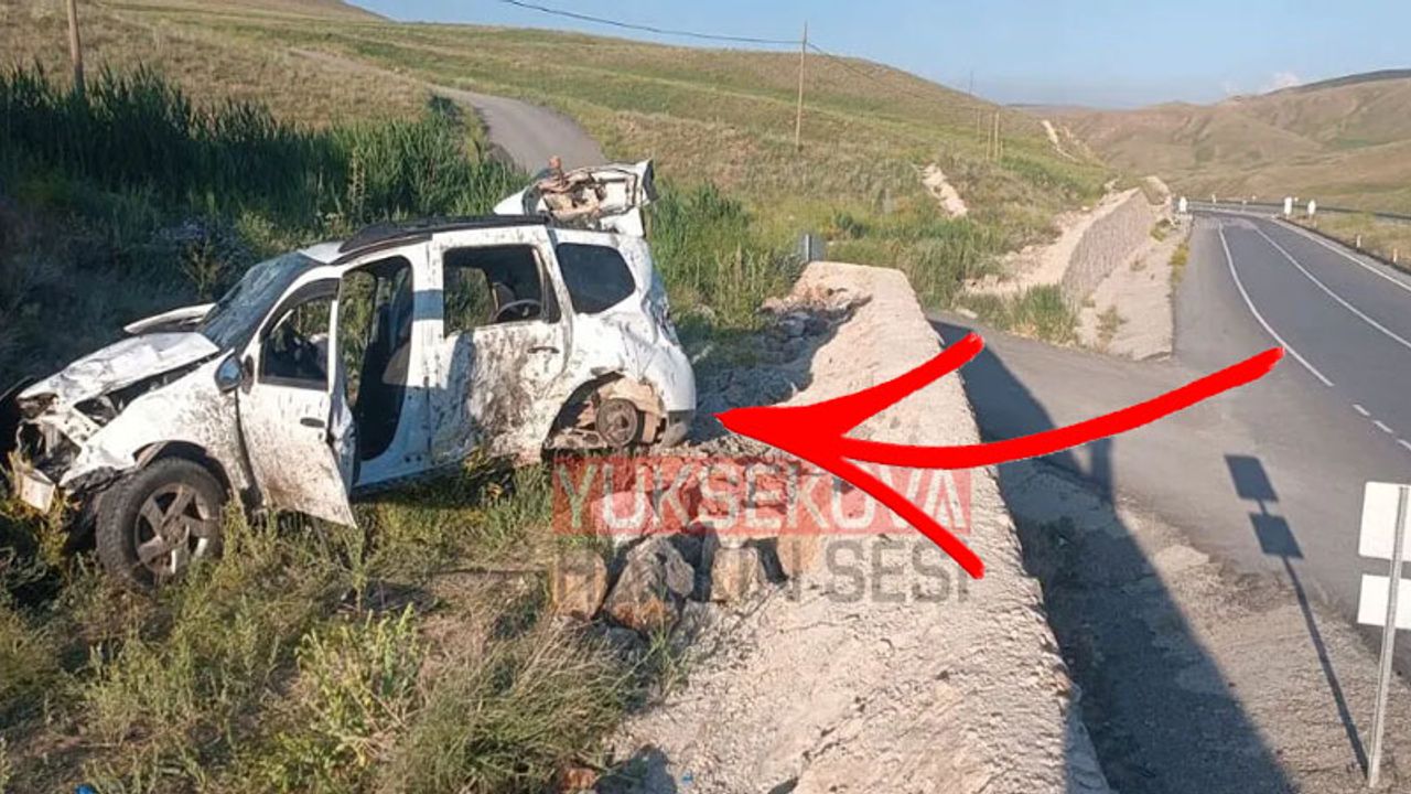 Hakkari-Van kara yolunda kaza: 3 yaralı