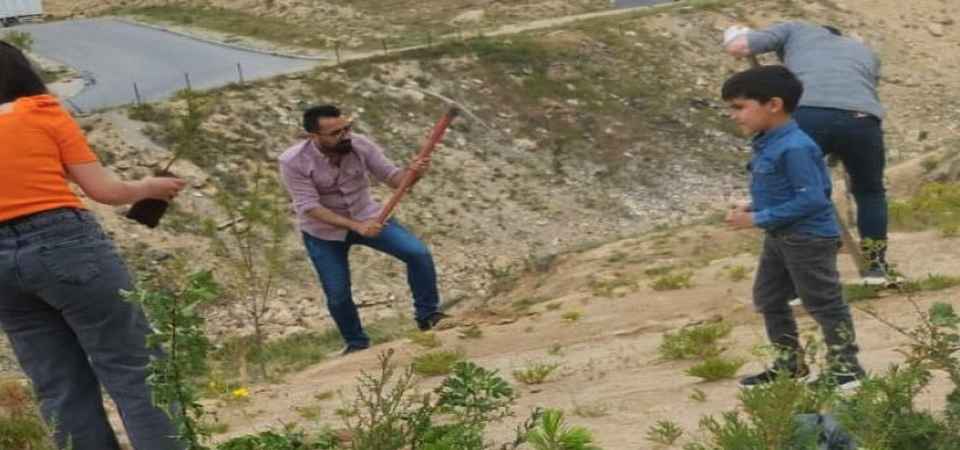 Doğum gününde fidan diktiler