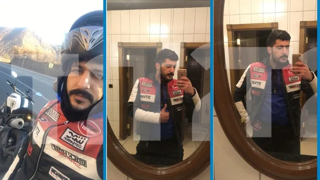 Kuryenin 'görev tamam' pozu ortaya çıktı