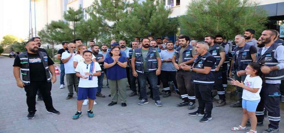 Dersim'de enerji işçileri iş yavaşlatma eylemini sürdürüyor