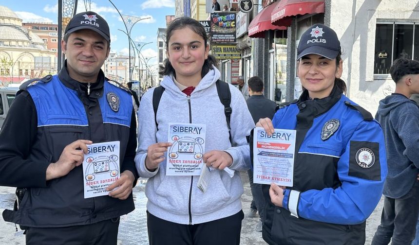 Yüksekova polisinin sanal dolandırıcılığa karşı uyarıları devam ediyor