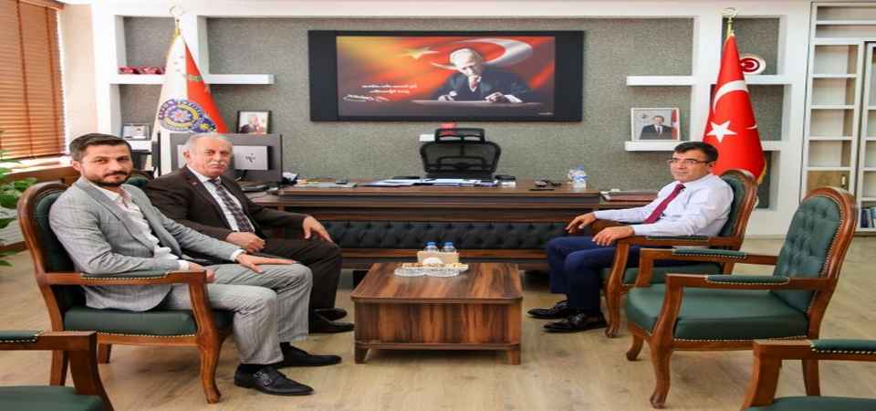 Kanaat önderi Keskin'den Müdür Yılmaz'a ziyaret