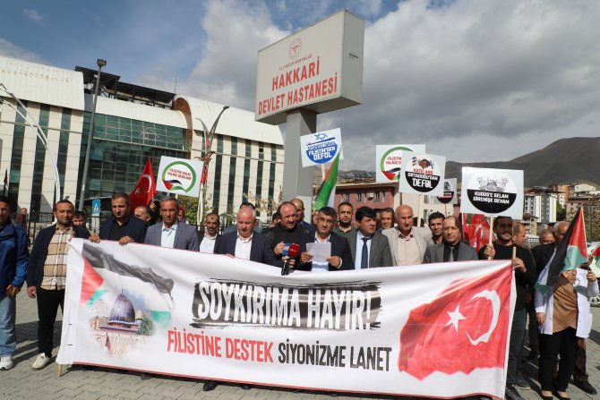 Hakkari Sağlık-Sen’de Filistin açıklaması!