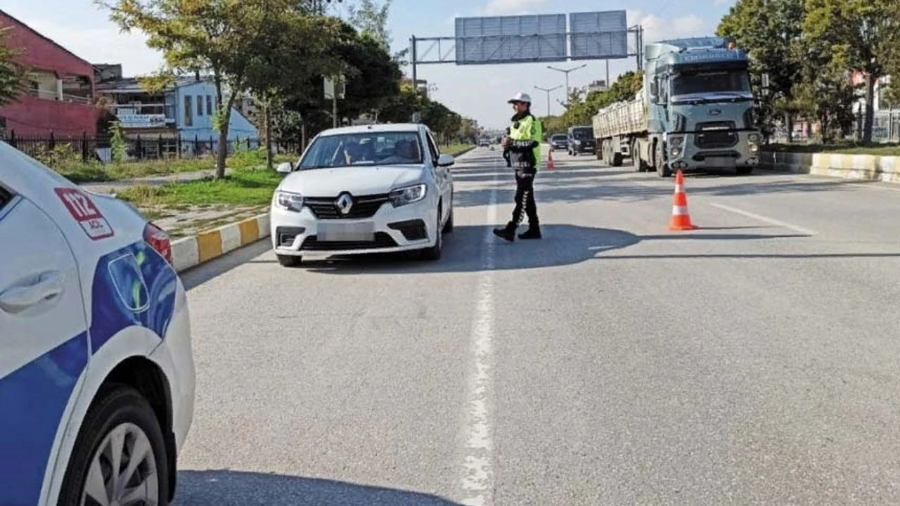 90 araç trafikten men edildi