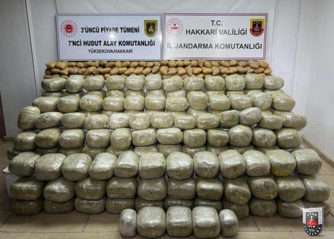 650 kilo uyuşturucu ele geçirildi