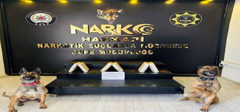 28 kilo 100 gram afyon sakızı ele geçirildi