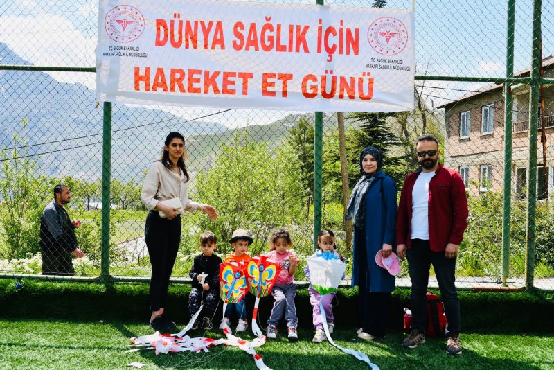 Hakkari'de 'Sağlık için Hareket' etkinliği